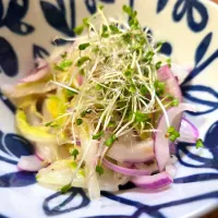 白菜と紫玉ねぎのサラダ(柚子ドレッシング)|dial110さん