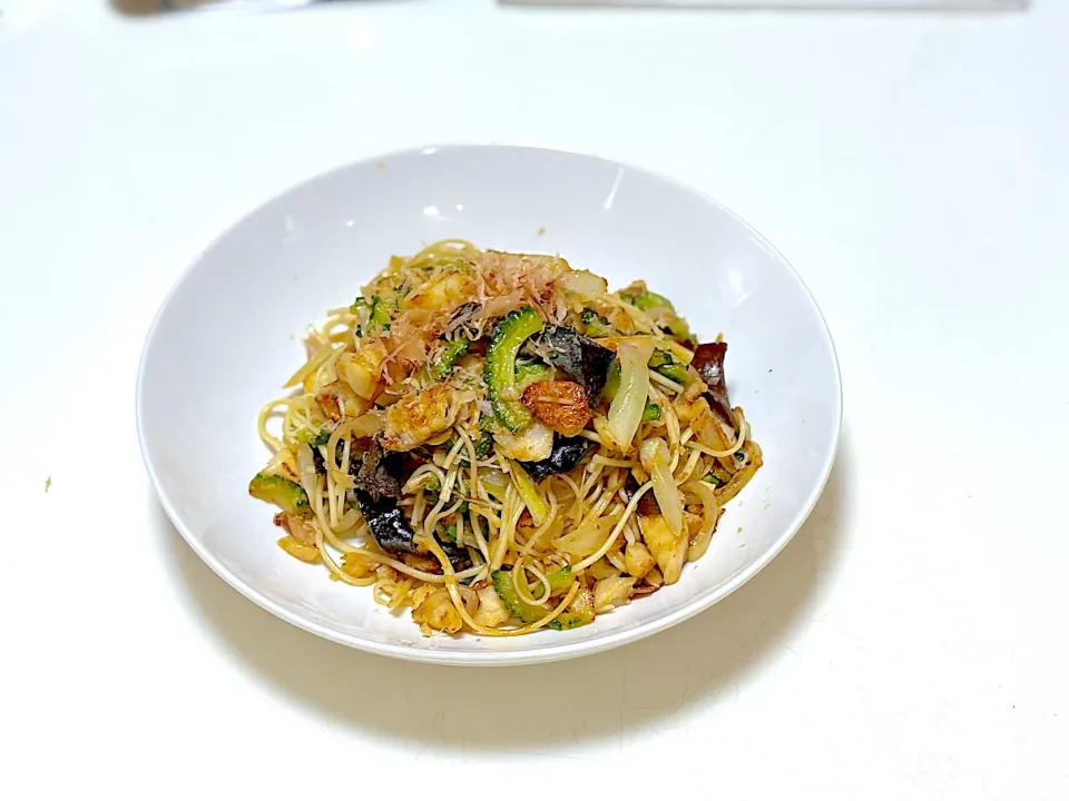 ゴーヤーと白身魚のそうめんチャンプルー|イシュタール石井さん