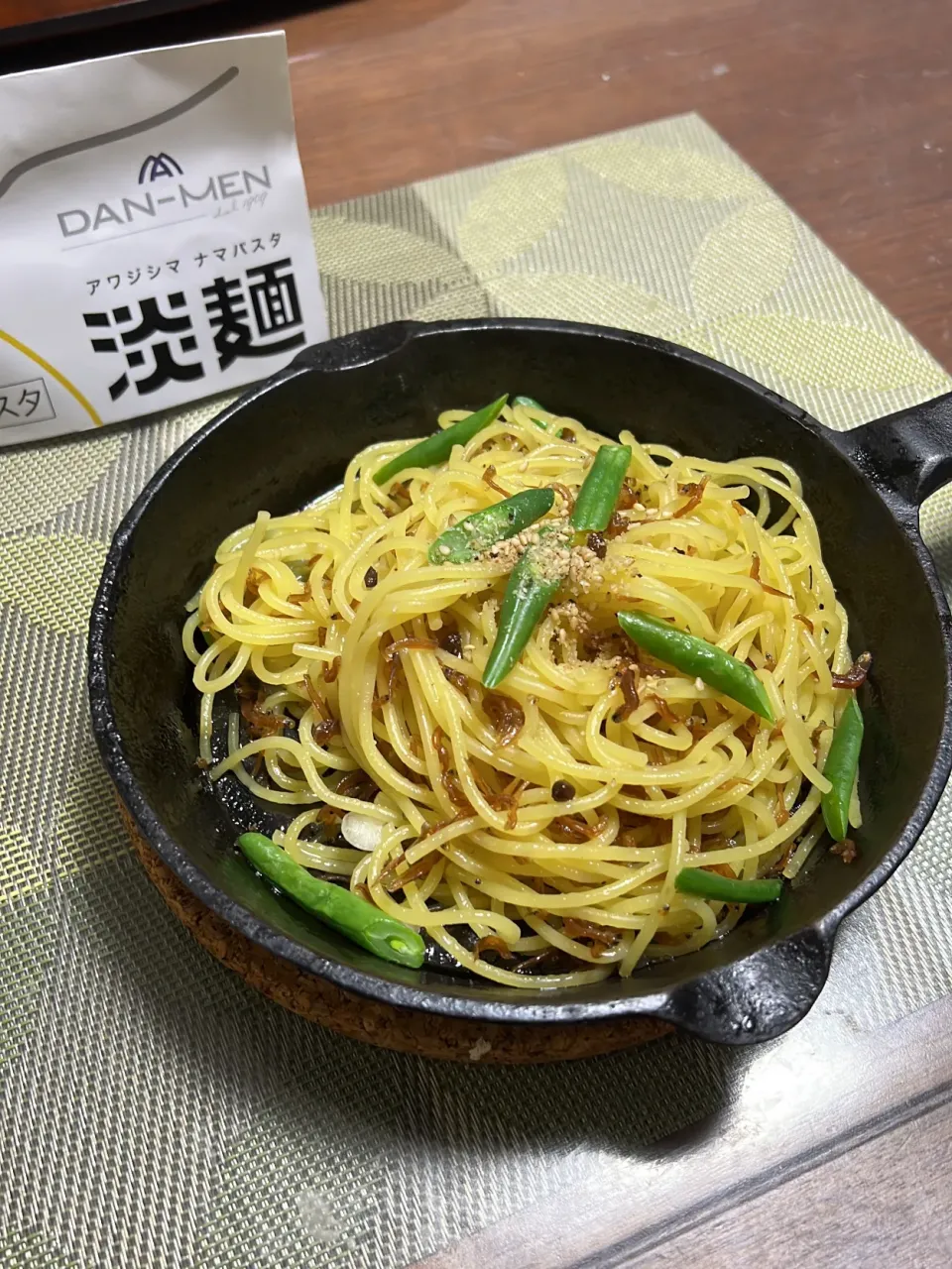 ちりめん山椒の和風パスタ　　　　　　　　　　淡路島のDAN-MEN使用|チャコイブさん