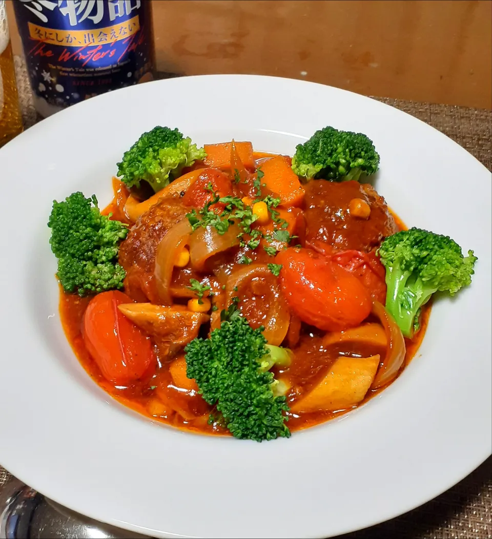 煮込みハンバーグ💖|びせんさん