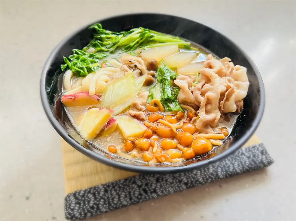 「とん汁うどん」|バシュランさん