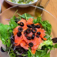 スモークサーモンサラダ|あかちさん