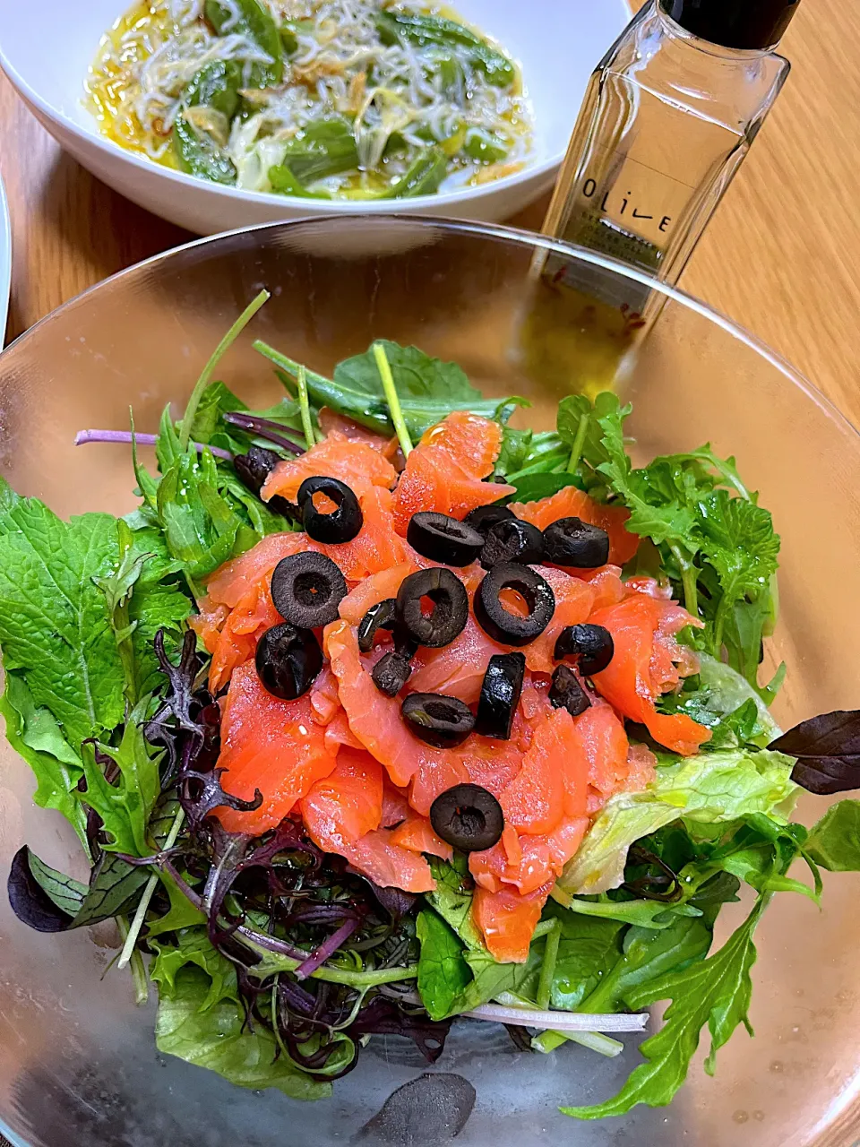 スモークサーモンサラダ|あかちさん