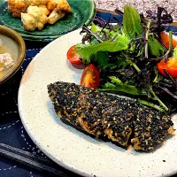 鰆のごま黒酢照り焼き|かおるさん