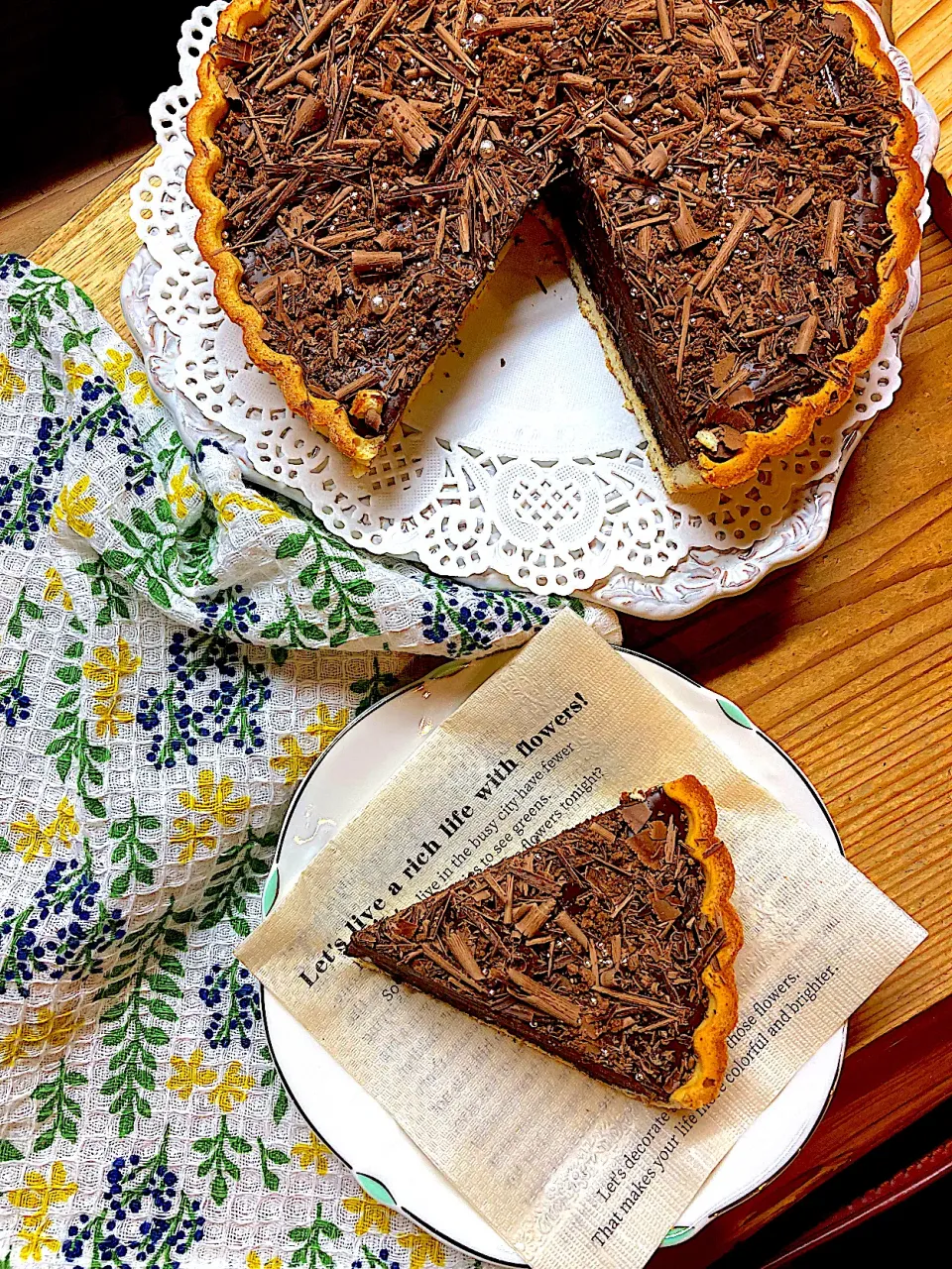 チョコタルト|真珠きょうだいママさん