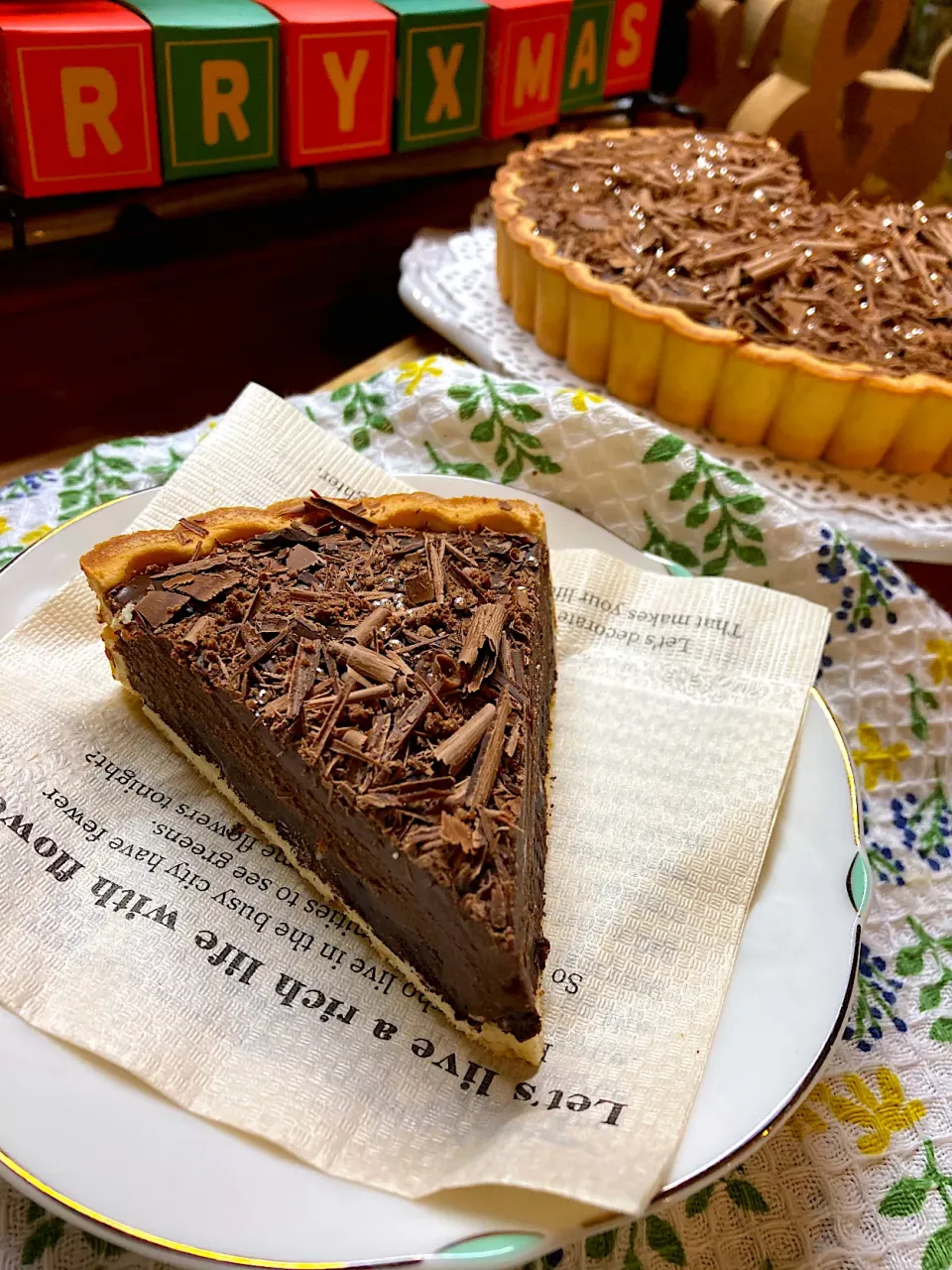 チョコタルト|真珠きょうだいママさん