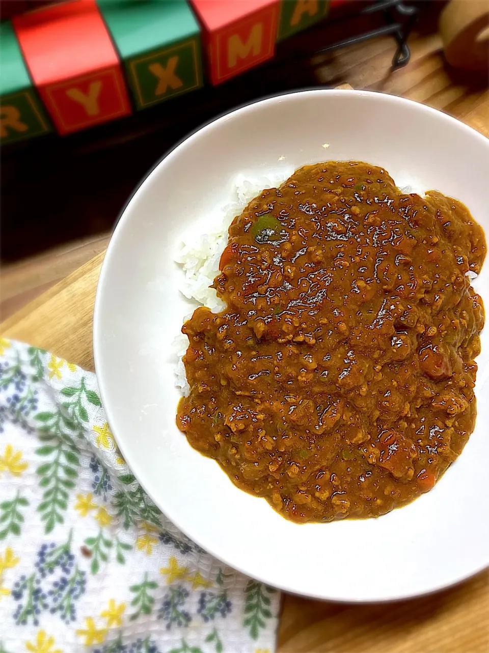 ひき肉カレー|真珠きょうだいママさん