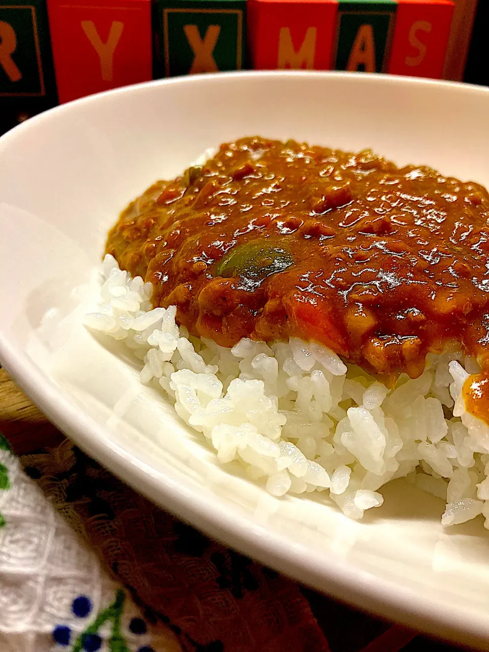 ひき肉カレー|真珠きょうだいママさん