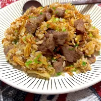 ガーリックステーキライス