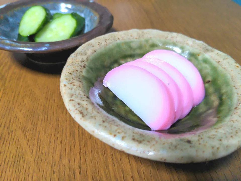 きゅうりの糠漬け＆蒲鉾|こむぎさん
