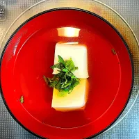 豆腐と大葉のお吸いもの|あきたまさん