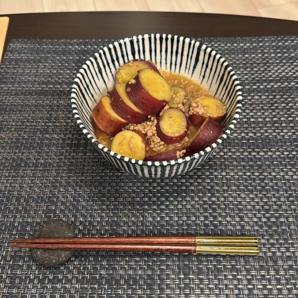 さつまいものそぼろ煮|a-parkさん