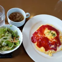 レストランのオムライス|ゆずさん