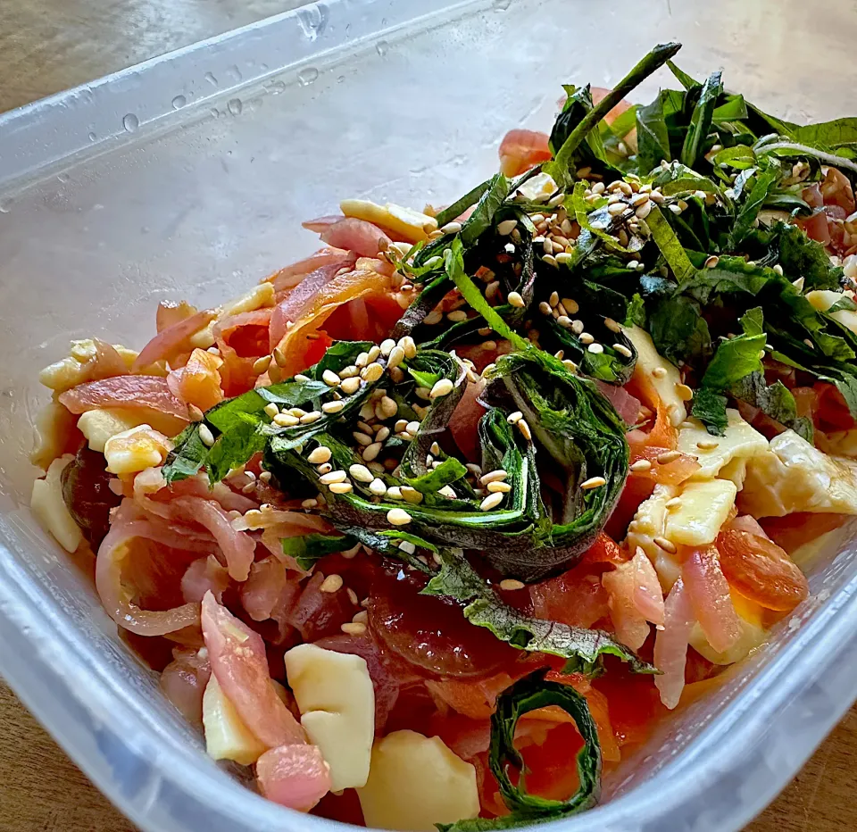 赤玉ねぎとにんじんのサラダ|くまちゃんさん