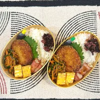 コロッケ弁当♡|fuuum(*☻-☻*)さん