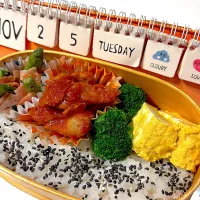 2025.11.25 中1弁当|r_momさん