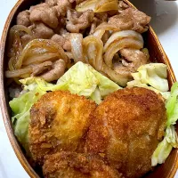 焼肉とフライ弁当|あささん