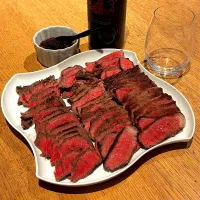 厚切り赤身ステーキの盛り合わせ|ぶりぞうさん