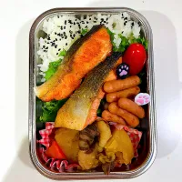 鮭弁当🍙|アキさん