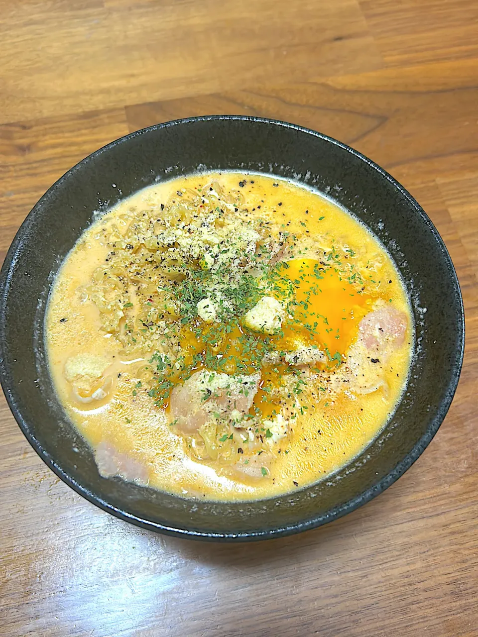 辛ラーメンチリカルボナーラ|ルナピーボールさん