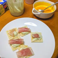 アボカドクリームの生ハム乗せ|楠川美江さん