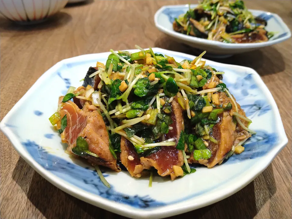 鰹のオイスター和え|古尾谷りかこさん