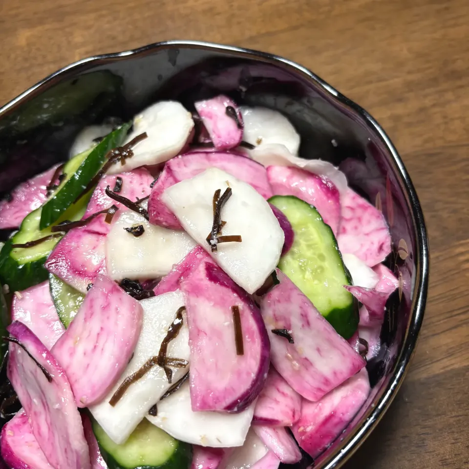 2種のかぶの塩糀浅漬け|ひだまり農園さん