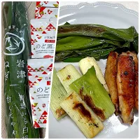 ⭐︎今日から晩ご飯⭐︎  岩津ねぎと焼鳥|hamamaさん