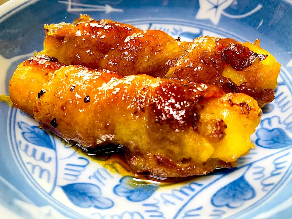 肉巻きスイートポテト🍠|ご飯はん♪さん