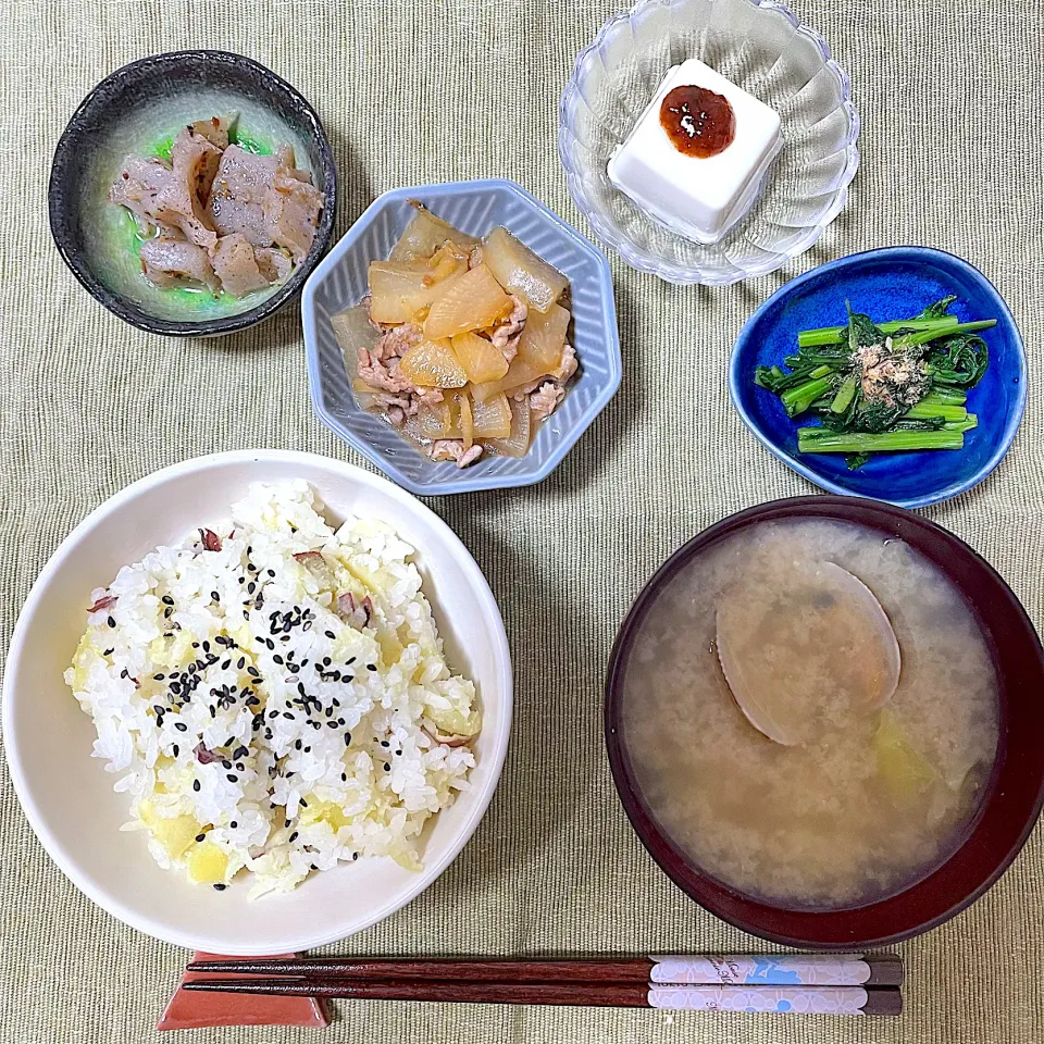 さつまいもご飯|ゆさんさん