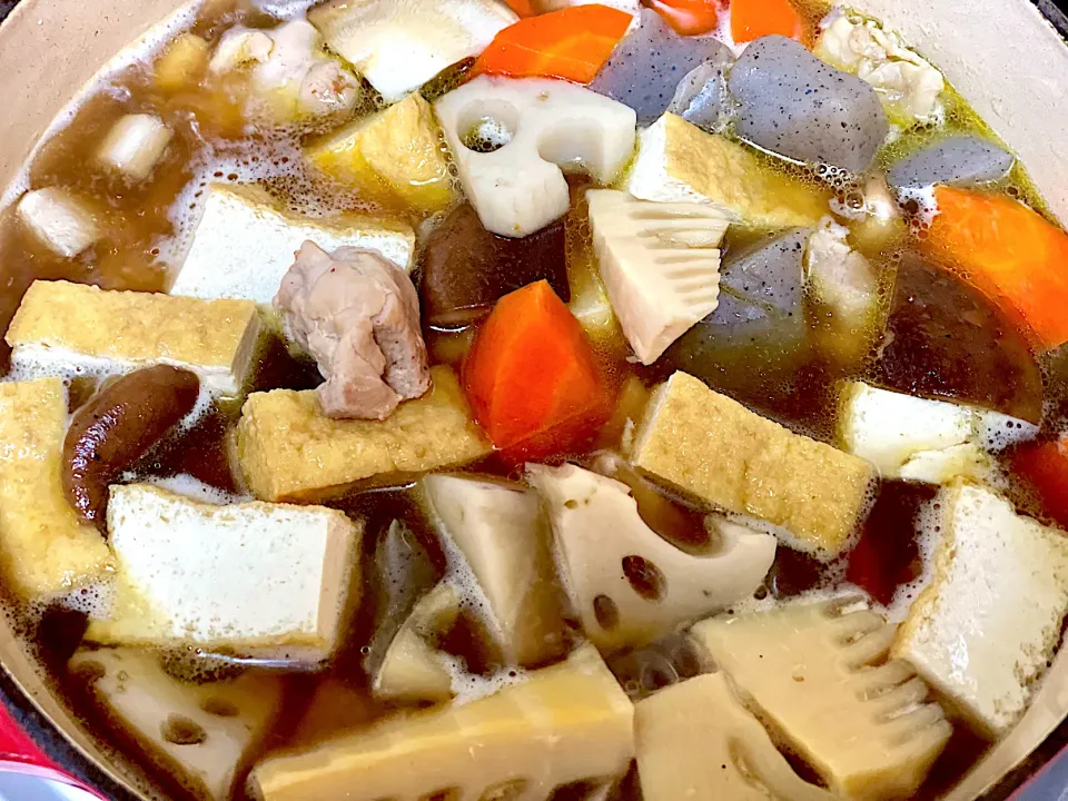 筑前煮みたいなの|ふわふわさん