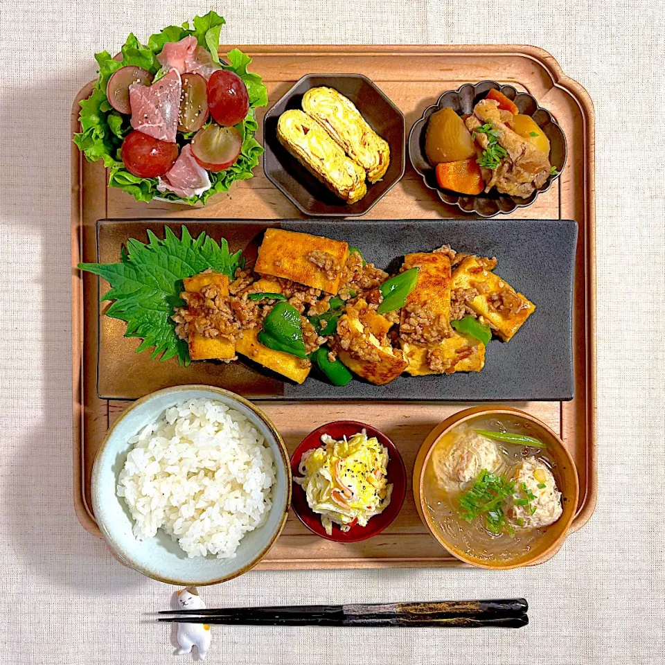 厚揚げとピーマンのそぼろ餡の日|すずさん