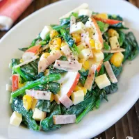 🌱りんごとほうれん草のマヨサラダ🌱|ayaoさん