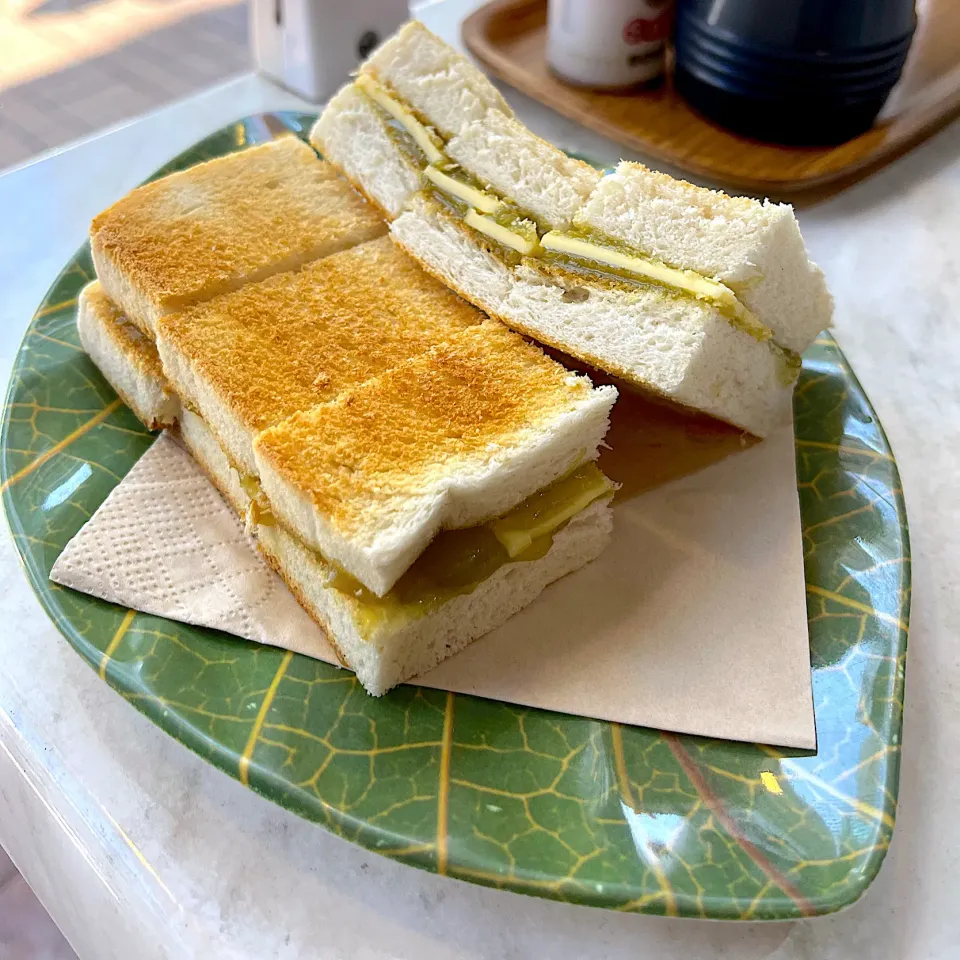 Pandan kaya toast|skyblueさん