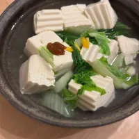 湯豆腐に辛みそ| すずさん
