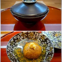 合肴　蓮饅頭あんかけ|こいちさん