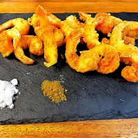 海老天麩羅、石垣島の塩、カレーパウダー|せいせいさん