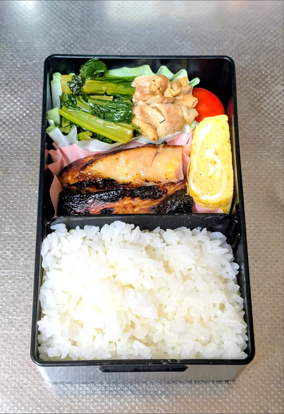 赤魚西京焼と小松菜豚バラ炒め弁当|黒川克博さん