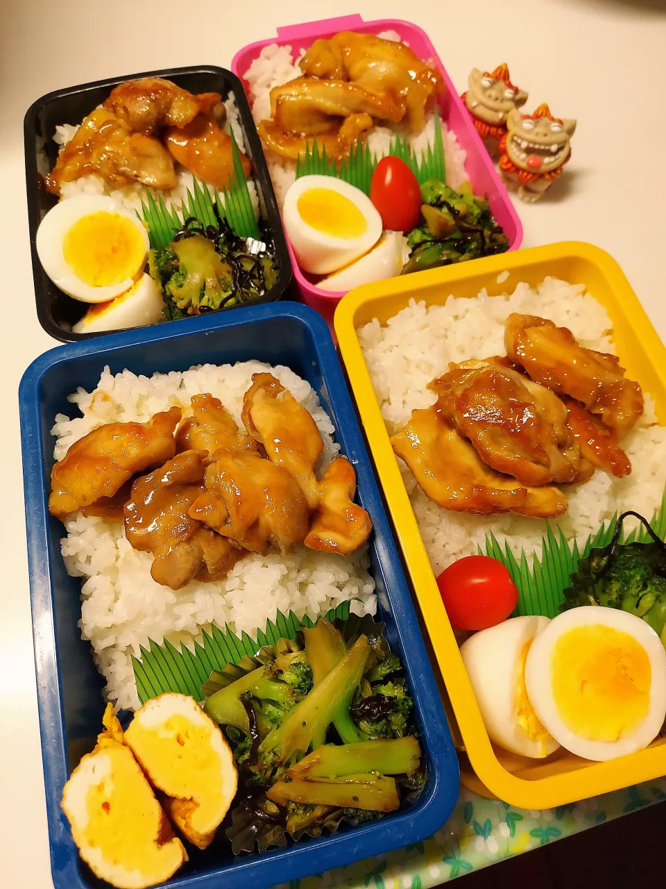 息子、夫、娘、私弁当|みどりさん