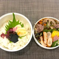 高校生息子のお弁当🍱 すき焼き弁当🍱|Snow10さん