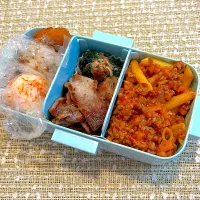 ミートソース弁当|ともえもんさん