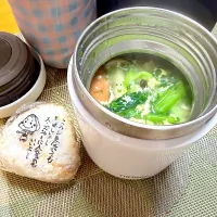 具沢山スープジャーと肉味噌🍙|Sakuraさん