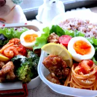 鶏唐揚げ弁当|やまおんなさん