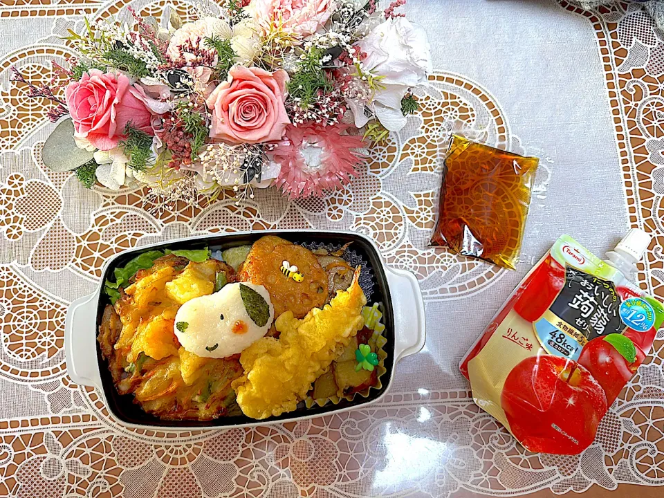 2025.11.26はスヌーピー入り天丼弁当🌸|makoさん