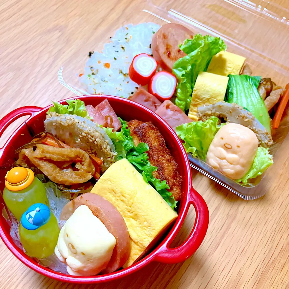 夫と次女のお弁当🍱🍙|シズソラさん