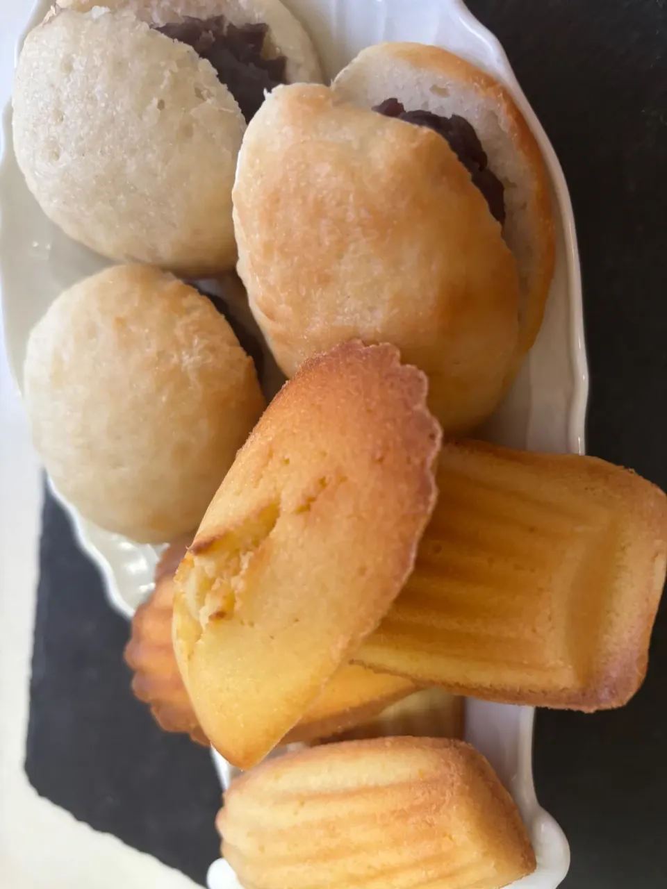 米粉あんぱんと米粉マドレーヌ|まゆさん
