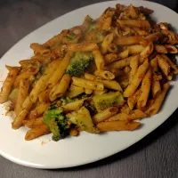 オイルサーディンとブロッコリーのトマトパスタ|ハイドランジアさん