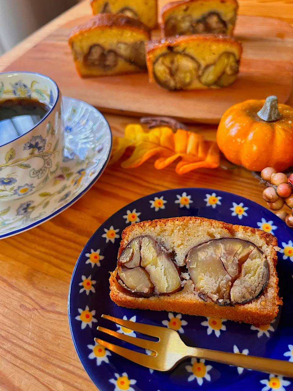 渋皮煮で栗のパウンド|リンリンさん