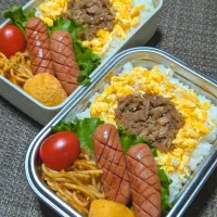 高校生、中学生弁当·͜·|ゆ☺︎︎さん