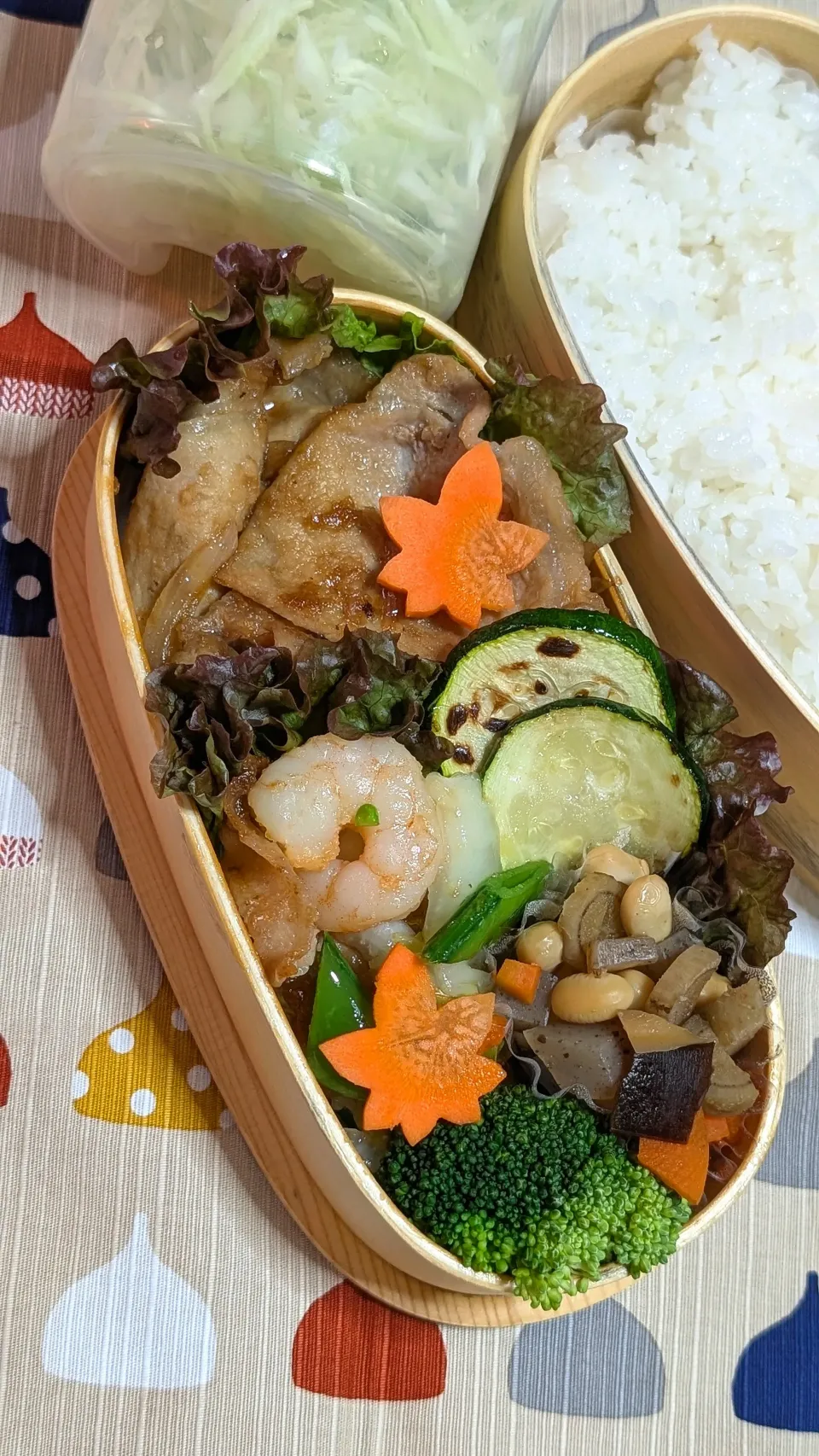 本日のお弁当〜生姜焼き弁当|f.1125beさん